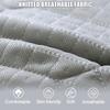 LDLCYCN White Massage Table Mattress Topper, 180 × 70 cm, 6 cm Thick, with Elastic Straps view 2