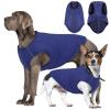 CITTOILE Waterproof Dog Coat with Zipper, Blue, XS view 1