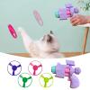 Cat Fetch Toy with Luminous Disc Shooter view 3