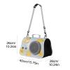 Pet Carrier Tote with Ventilated Panels and Padded Straps view 2