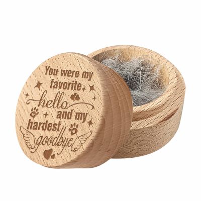 CREATCABIN Pet Hair Memorial Box