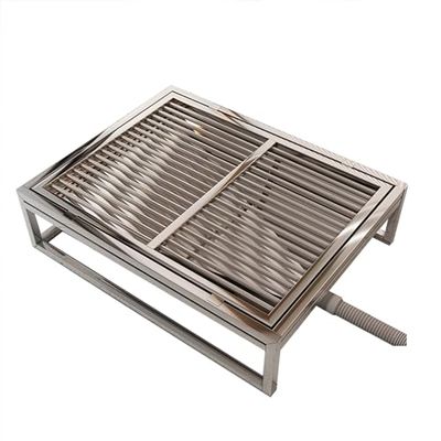 Generic Stainless Steel Dog Toilet Training Tray, Indoor/Outdoor, Direct Drainage, 95 x 60 cm