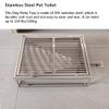 Generic Stainless Steel Dog Toilet Training Tray, Indoor/Outdoor, Direct Drainage, 95 x 60 cm view 2