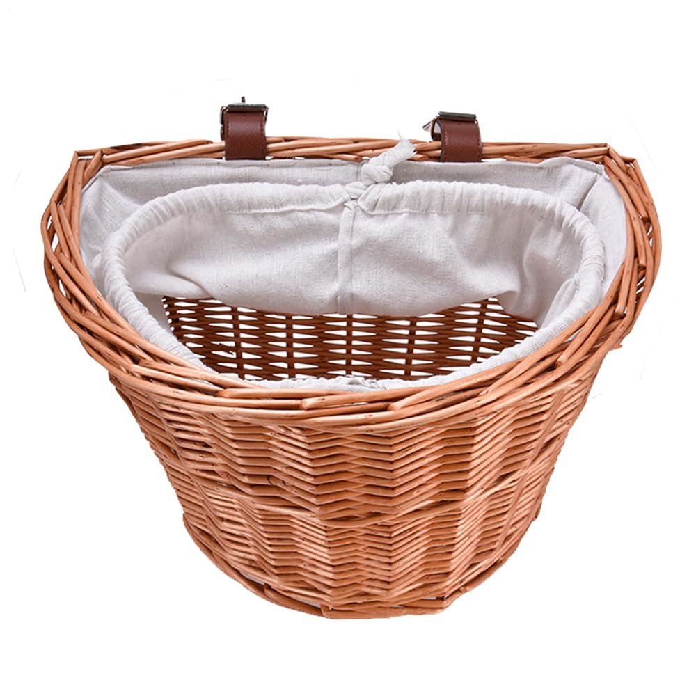 Woven Bike Basket for Front Handlebar
