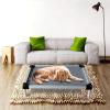 WJFTODAY Cooling Elevated Mesh Dog Bed with Frame view 3