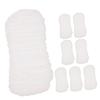 minkissy 8-Pack Reusable White Cloth Diaper Inserts for Newborns, Breathable and Washable view 1
