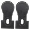 Anneome 2-Piece Replacement Folding Backrest Frame for Electric Wheelchairs, Durable Plastic, Easy Installation view 1