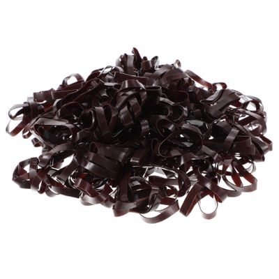 OUNONA Small Elastic Hair Ties, 500 Count, for Thick and Thin Hair