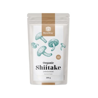MycoWay Organic Shiitake Powder 200 g Lentinula edodes