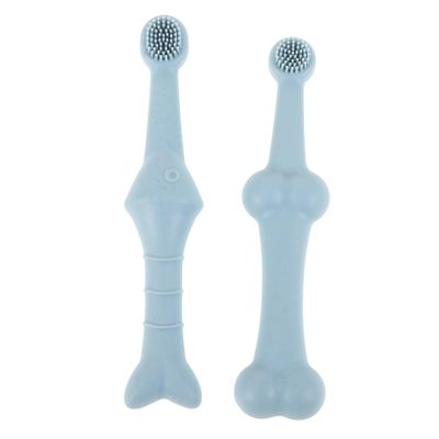 TOYANDONA 2-Pack Soft Toothbrushes for Dogs and Cats