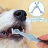 TOYANDONA 2-Pack Soft Toothbrushes for Dogs and Cats view 3