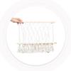 BESPORTBLE Hanging Nursery Toy Net, Cotton Rope and Wood, Boho Style, for Stuffed Animal Storage view 4