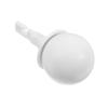 Rolling Ball Hook Tip for White Cane, Plastic, White Replacement Ball view 1