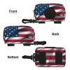WXXWXD Travel Dog Waste Bag Holder with American Flag view 2