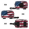 WXXWXD Travel Dog Waste Bag Holder with American Flag view 3