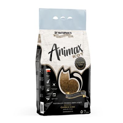 Animax Golden Line Bedding, 3 mm Small Pellets, 7 L Bag