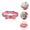 Abaodam Waterproof Adjustable Microfiber Dog Collar with Rhinestones view 4