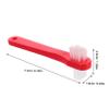 Portable Double-Sided Denture Brush with Double Head, 4-Piece PP view 2
