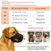 Colenumone Adjustable Soft Mesh Dog Muzzle, Black, Size S view 2
