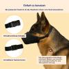 Colenumone Adjustable Soft Mesh Dog Muzzle, Black, Size S view 3