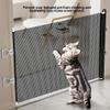 idqwsswt Adjustable and Foldable Baby Gate for Dogs, Foldable Dog Gate, Safety Fence for Kitchen, Living Room and Balcony view 2
