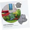 Toddmomy Resin Dog Memorial Stone, Paw-Shaped Pet Grave Statue, Shatter-Resistant and Weather-Resistant Garden and Backyard Grave Decoration view 2