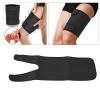 Segrehy Adjustable Thigh Compression Sleeve, Anti-Slip, Soft Breathable Neoprene, Hook-and-Loop, 129 g, Black view 3