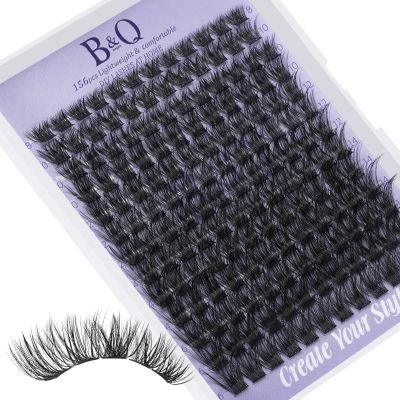 B&Q Lash Extension 156-Piece Eyelash Clusters, 8–16 mm