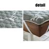 Gray, 190 × 70 cm, 3 cm Thick Memory Foam Massage Table Mattress Topper view 2