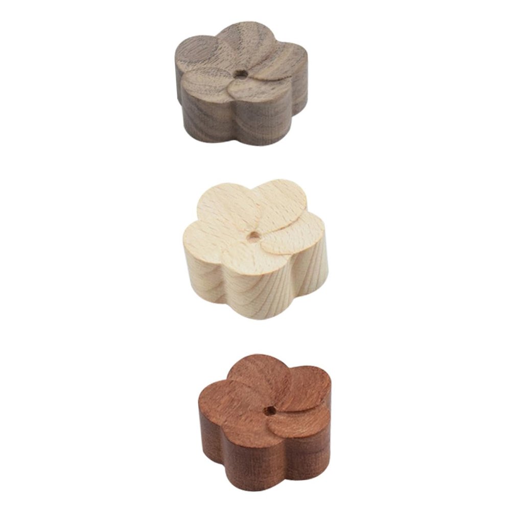 TOGEVAL Aromatherapy Diffuser, 3-Piece Set, Natural Wood, Decorative and Durable
