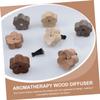 TOGEVAL Aromatherapy Diffuser, 3-Piece Set, Natural Wood, Decorative and Durable view 3