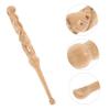 Round Reusable Wooden Ear Picks for Ear Cleaning view 3