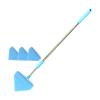 Aymzbd Aquarium Cleaning Brush, 55–95 cm Telescoping Handle, Triangle, 3-Head view 1