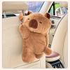 FIRSTXIU Capybara Plush Tissue Box Cover and Car Tissue Holder view 4