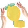 Keuyeo 100-Piece Set Lemon-Themed Party Napkins, Yellow Lemon-Shaped Paper for Summer Fruit Parties and Communion Celebrations view 2