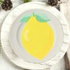 Keuyeo 100-Piece Set Lemon-Themed Party Napkins, Yellow Lemon-Shaped Paper for Summer Fruit Parties and Communion Celebrations view 4