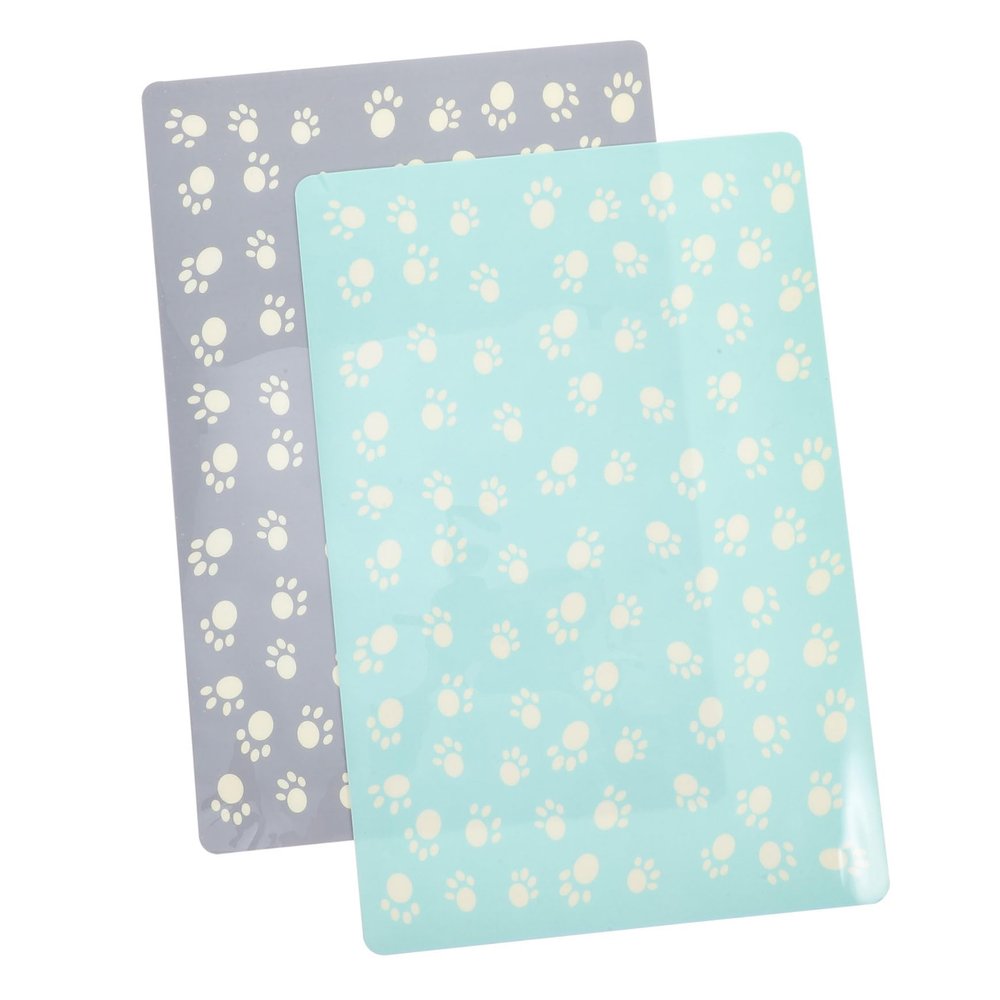 Gatuida 2-Pack Non-Slip Pet Feeding Mats
