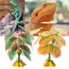 FIRSTXIU Reptile Grass Climbing Plant Decor with Leafy Branch view 2