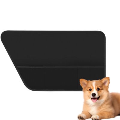 Car Door Protector for Dogs, Dirt-Resistant Barrier with Mesh Pocket