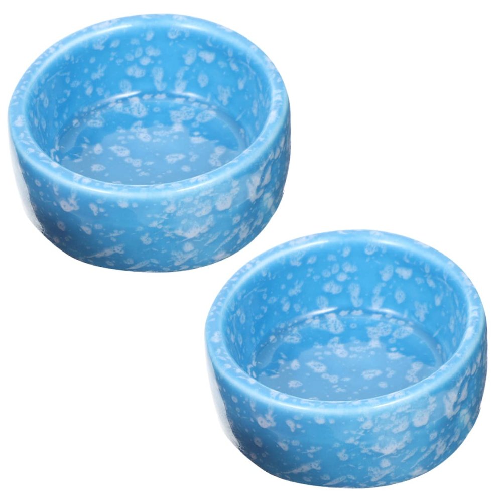 Gatuida Ceramic Bowl for Hamsters and Small Pets - 2 Pack