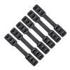 Adjustable Mask Hooks, 6-Pack, PE, Black, for Ear Relief view 1