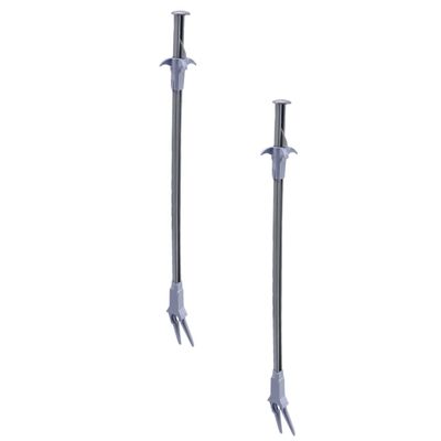 PENIKOKO Aquarium Plant Tongs, 2-Pack, Black