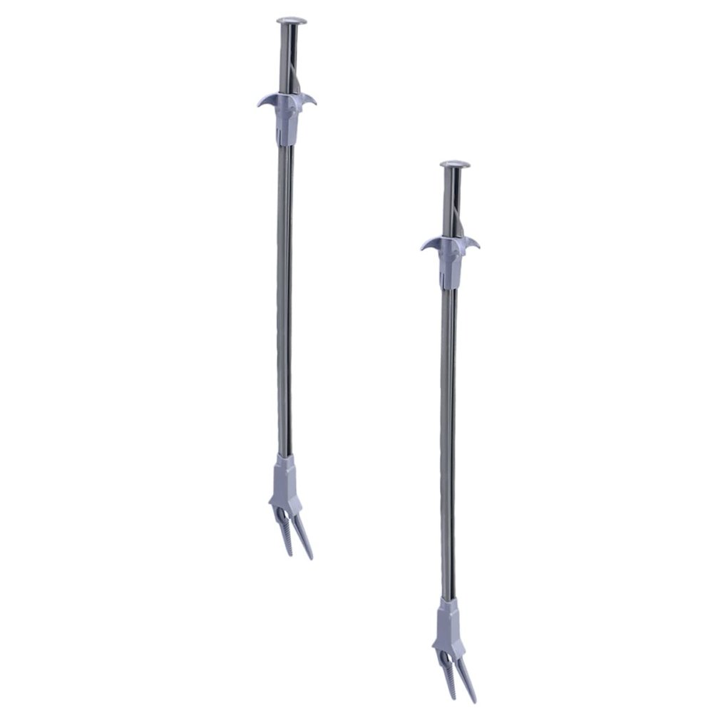 PENIKOKO Aquarium Plant Tongs, 2-Pack, Black