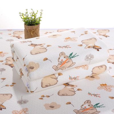 Morbuy Washable Waterproof Incontinence Bed Pad, Non-Slip, Breathable, Soft, 180 × 200 cm, Rabbit