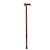 Mahogany Wooden Walking Cane with Dragon Head Sculpture view 1