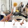VICASKY 2-Piece Bath Brush Set with Long Wooden Handles, Random Color view 3