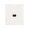 Foldable Wall-Mounted Shoe-Changing Stool, White, L view 4