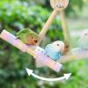 Parakeet Stand | Cotton Rope Perch Swing Toy view 3