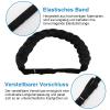 Women's 3-Strand Adjustable Braided Headband, Black view 4