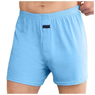 Foweknow Men's Bermuda Sleep Shorts with Elastic Waistband and Pockets